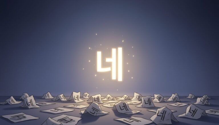 남의 부탁 거절 못하는 사람을 위한 죄책감 없는 거절의 기술 7 수많은 '네'라고 적힌 종이들 위로 밝게 빛나며 떠오르는 '네'라는 글자.